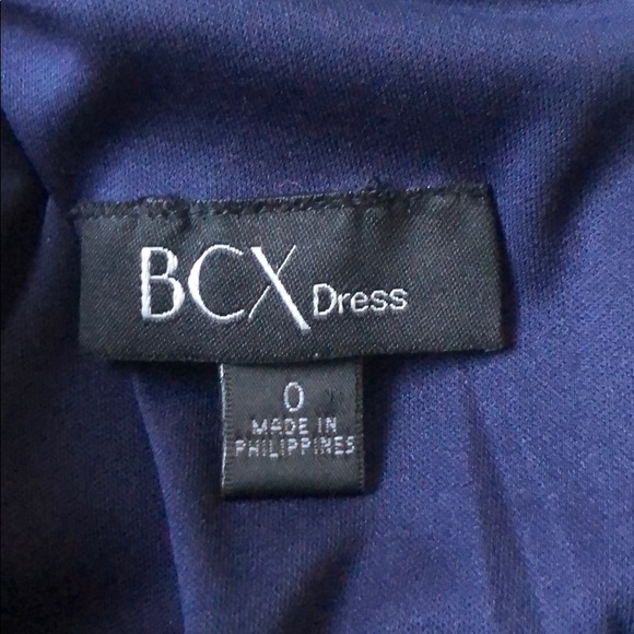 Navy Blue Prom Dress with Sequin Detailing - Picture 5 of 5